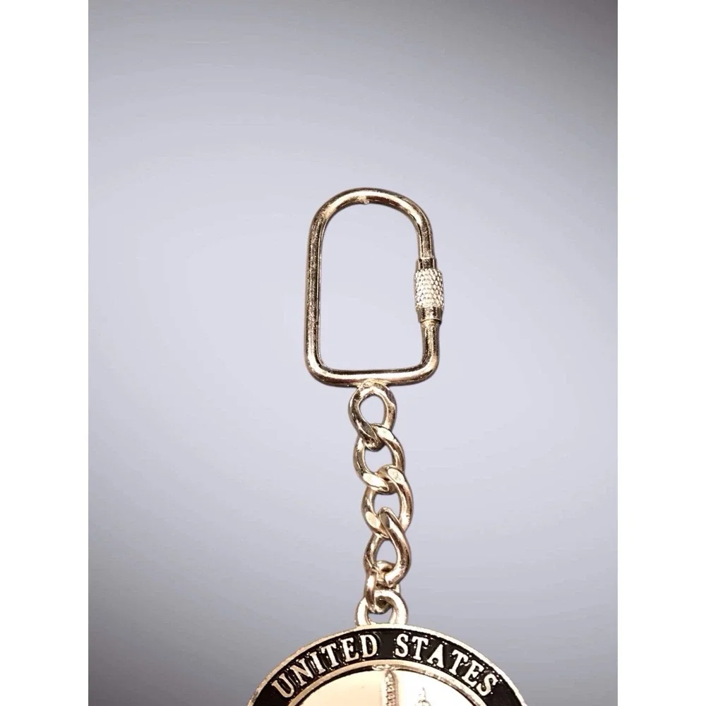 Washington DC Spinner Keychain‎ Vintage United States Spinning Center Souvenir